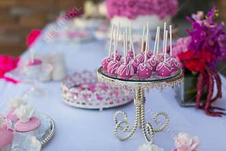 Cake pops and cupcakes