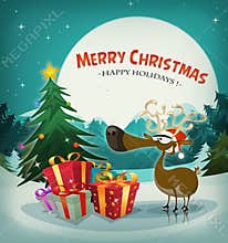 Merry Christmas Holidays Background