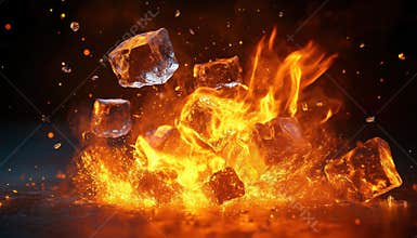Explosive Combination Of Fire