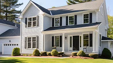 modern house vinyl siding