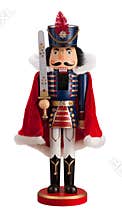 Nutcracker with a Cape isolated