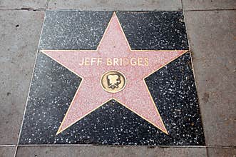 The star of Jeff Bridges