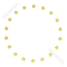 Circle of gold stars
