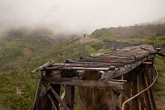 Delapidated Skagway Bridge