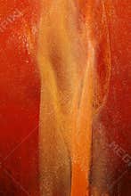 Abstract gold and red