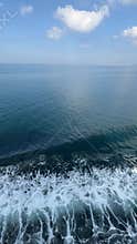 Blue Sea and Waves