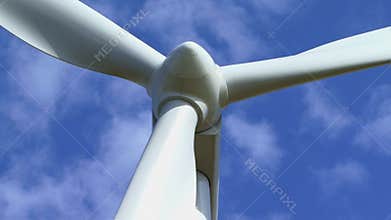 Wind turbine producing