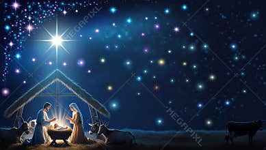 AI-Generated Nativity Scene
