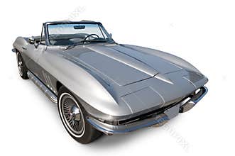Corvette Stingray on white