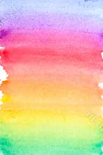 Rainbow vivid watercolor background