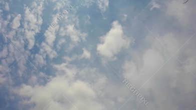 Time Lapse White Clouds Moving Very Beautiful