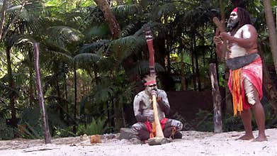 Aboriginal culture show in Queensland Australia
