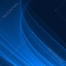 Abstract blue background. Bright blue lines. Geometric pattern in blue colors.