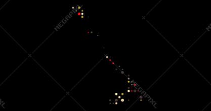 Particle Motion Builds the Outline of the Bahamas