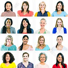 Portraits of Diverse Women Only