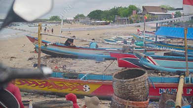 Badung, Bali, Indonesia - April 21, 2026: Balinese Fishermen