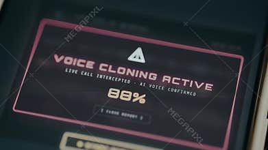 AI deepfake detection tool displays the result of AI voice confirmed