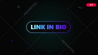 Link In Bio Animated Social Media Graphic Call To Action For Influencers Content Creators Digital Marketing