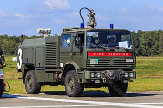 Military fire engine