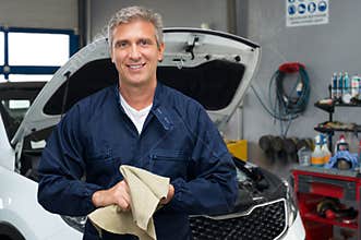 Smiling Auto Mechanic