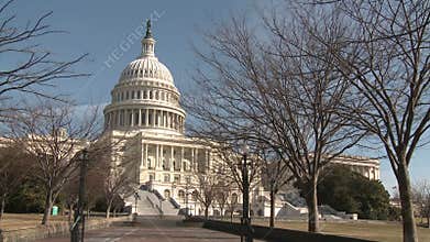 United States Capitol Building on Recess