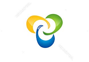 Connection businness Logo,abstract network design vector,cloud logotype,Social Team,illustration,Teamwork