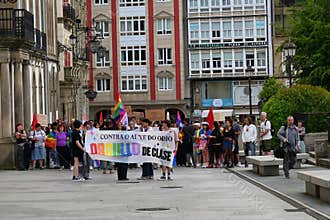 LGBT Pride March in Lugo Spain Demonstration Class Pride
