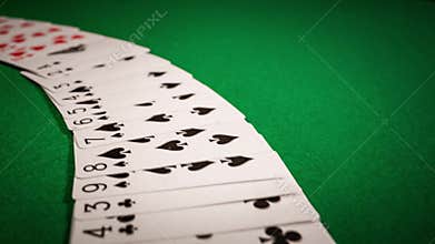 Playing cards background