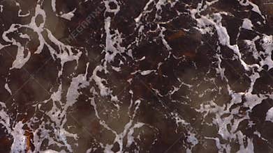 Abstract wave sea beach on top view