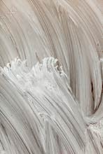 Abstract white hand painted background