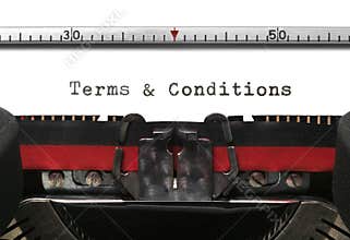Typewriter Terms & Conditions