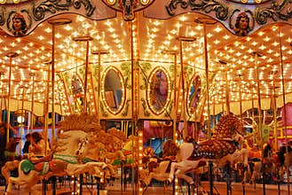Carousel in west edmonton mall