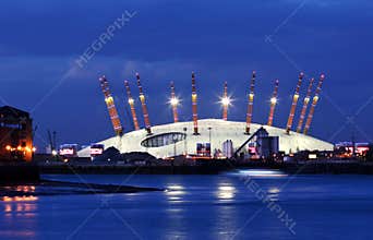 Huge tent in London