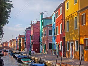 The Burano Island, Venice