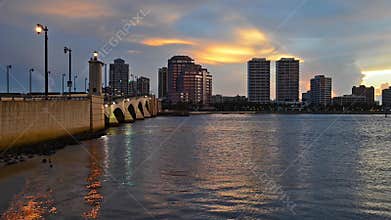 West Palm beach, Florida, USA skyline