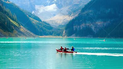 Lake Louise canoeing