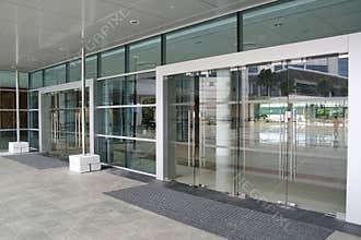 Glass doors