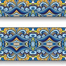 Abstract ornamental borders