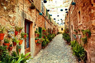 Street in Valldemossa village