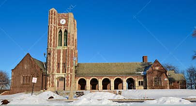 Snowy Clock Tower