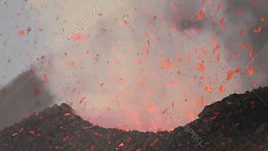 fragments of lava