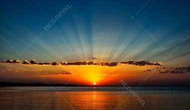 Sunrise on the Red Sea - Egypt