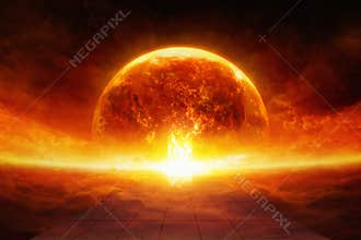 Earth in hell