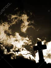 Cross silhouette