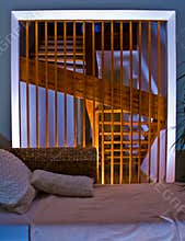 Modern Interior with Stairs