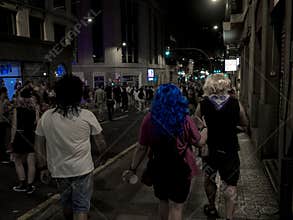 people enjoying the 2026 Bilbao festivities