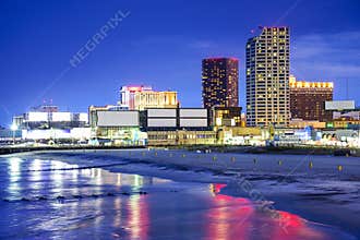 Atlantic City, New Jersey Cityscape
