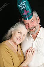 Senior Couple New Years Eve