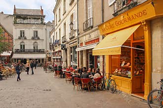 Place Plumereau. Tours. France
