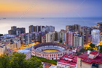 Malaga, Spain Cityscape